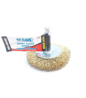 Hawk HA10129 Pinned Yellow Wire Circle Brush 50x6 mm