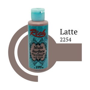 Rich Multi Surface 2254 Latte Acrylic Boya 120 cc