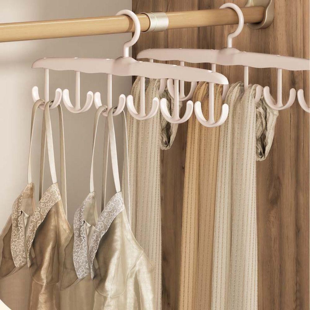 12 Hooks Rotating Closet Clothes Clothes Bag Underwear Hanger - Hanger Multiplexer