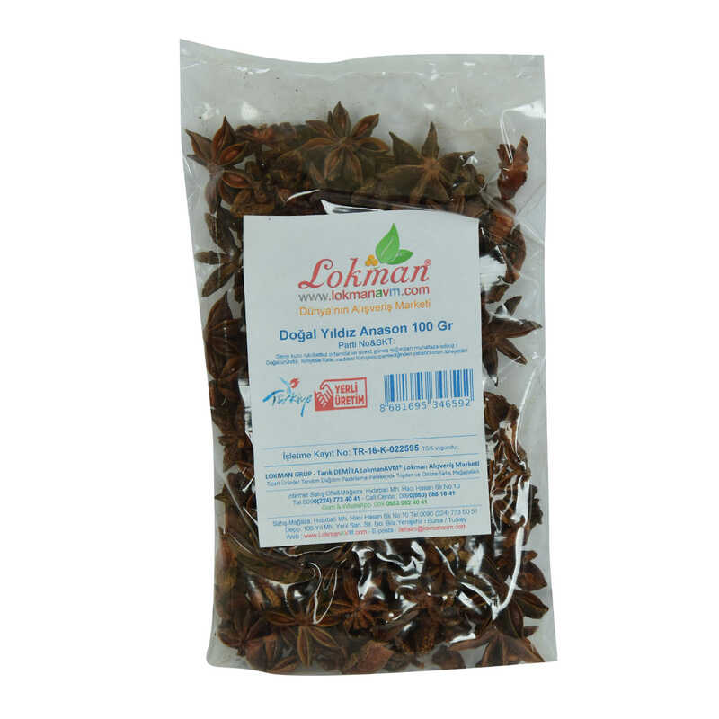 Star Anise Natural 100 Gr Package