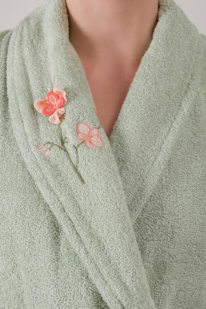 Bamboo Single Bathrobe Green