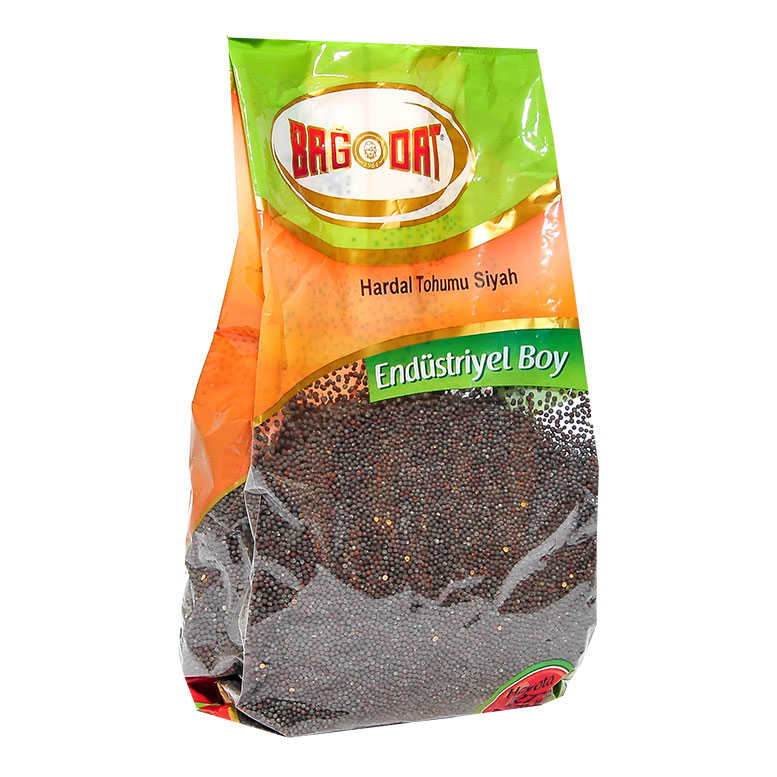 Mustard Seed Grain Natural Black 1000 Gr Package