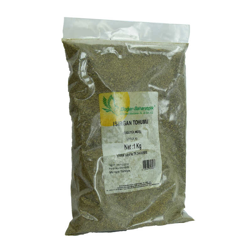 Nettle Seeds Natural Ground 1000 Gr Package