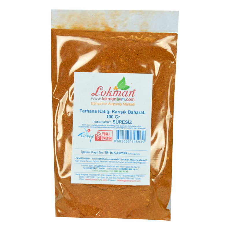 Tarhana Additive Mixed Spice 100 Gr Package