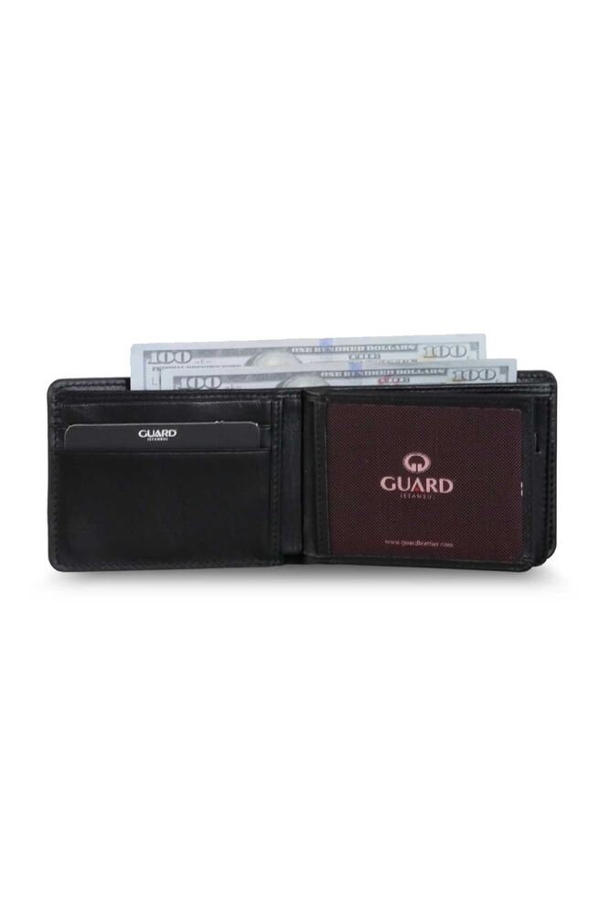 Black Croco Genuine Leather Men's Wallet