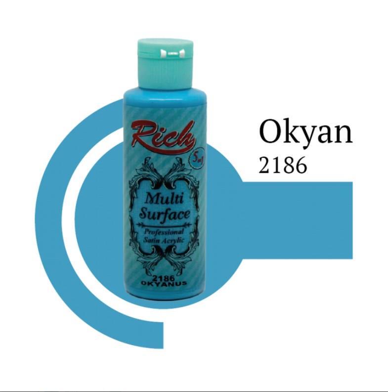 Rich Multi Surface 2186 Ocean Acrylic Paint 130 cc