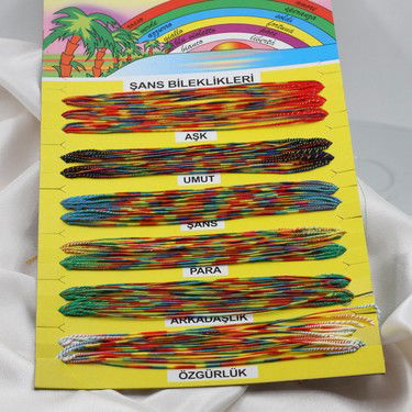 Colorful Luck Bracelets - 1 Chart - ( 65 Pieces )