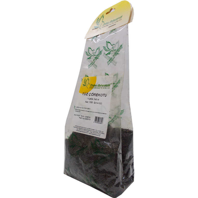 Black Cumin Seed Natural Ground 100 Gr Package