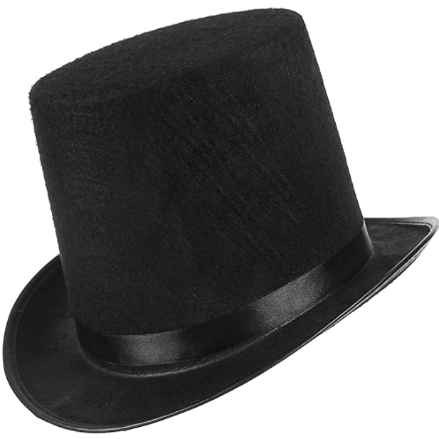 Black Color Ringmaster Magician Magician Hat Top Hat For Adults