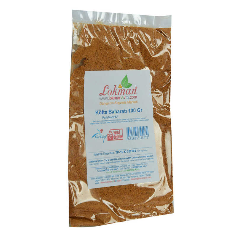 Meatball Spice Pure Spice Mix 100 Gr Package