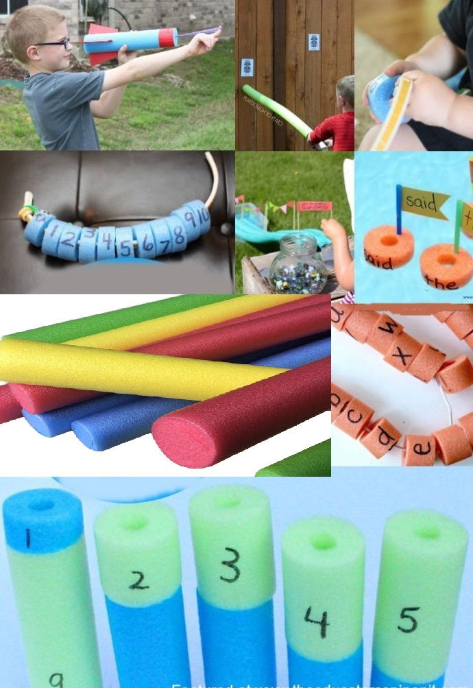 3 Pcs Colorful Kids Activity Foam Imagination Building Sausage Shape Making Foam (150 cm x 6 cm)