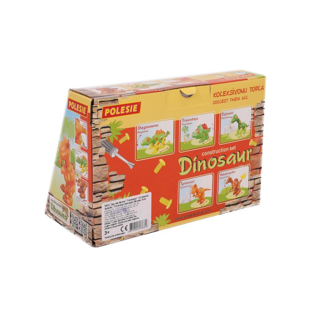 Knock Down Dinosaur Triseratops 32 Pieces