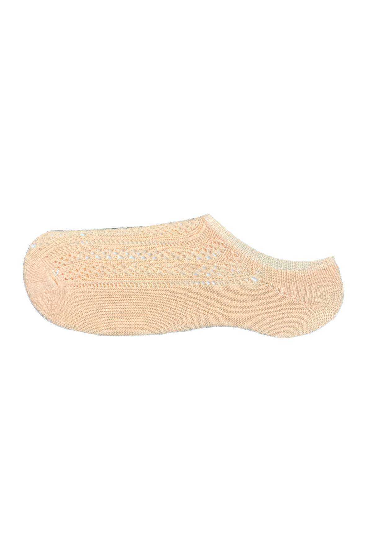 3 Pcs Women's Sneaker Lace Mesh Cotton Soft Socks