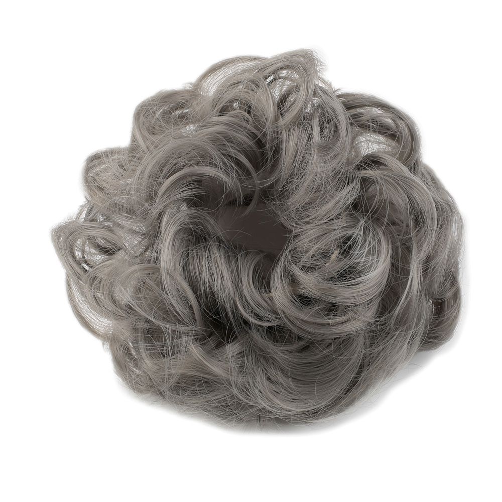 Fiber Synthetic Rubberized Bun Buckle / Gray