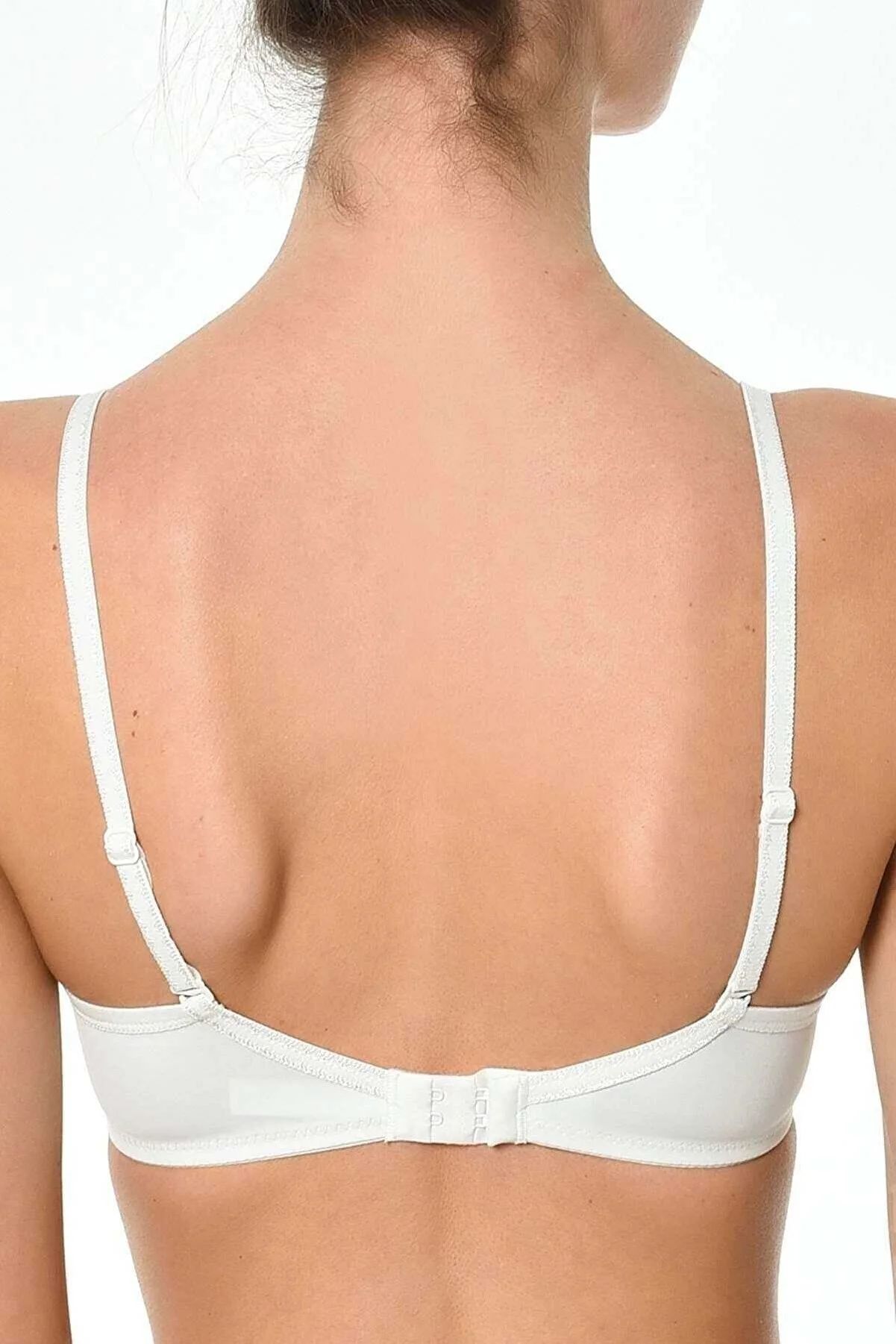 Women's Ecru Neck Tie Unpadded Bra 2000