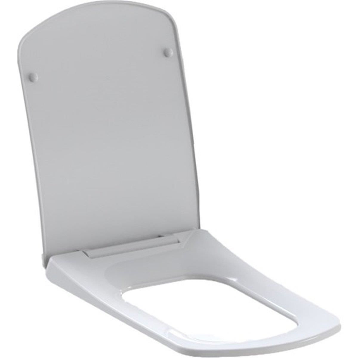 Nkp Emerald Square Toilet Seat Cover White Slow Closing