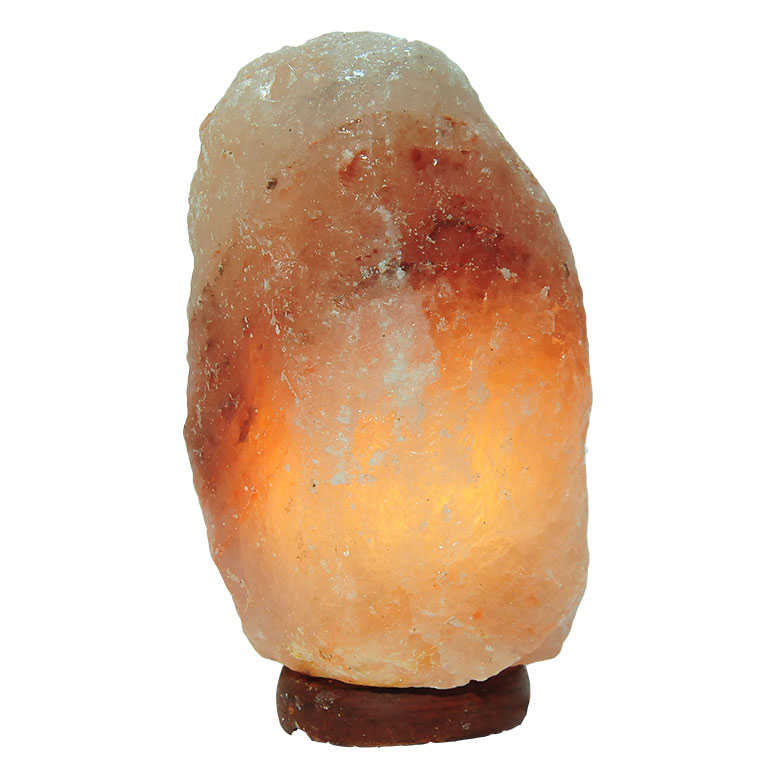 Natural Himalayan Rock Salt Lamp Pink 4-5 Kg with Wired Bulb