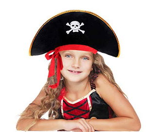 Captain Jack Velvet Child Size Pirate Hat