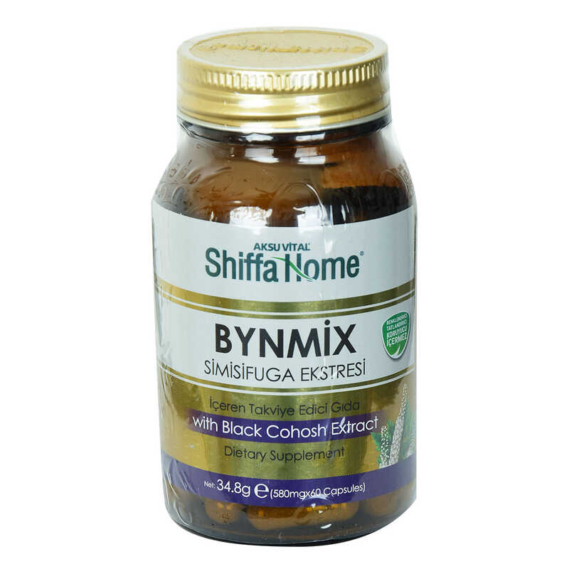 Shiffa Home Bynmix Simisifuga Extract Dietary Supplement 580 Mg x 60 Capsules