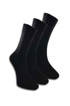 3Pcs Men's Bamboo Elastic Non-Squeezing Diabetic Socks