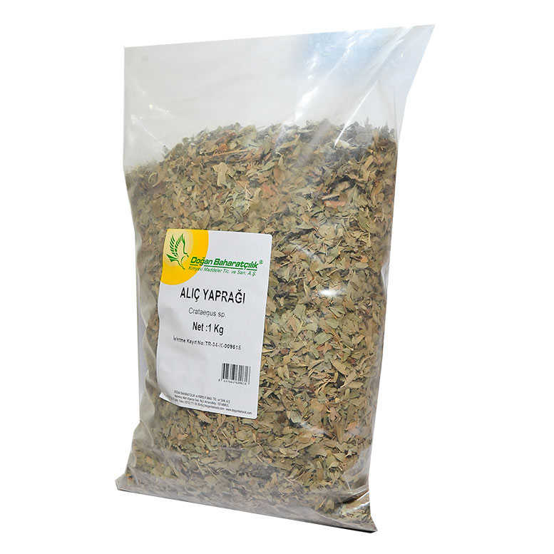 Natural Hawthorn Leaf 1000 Gr Package