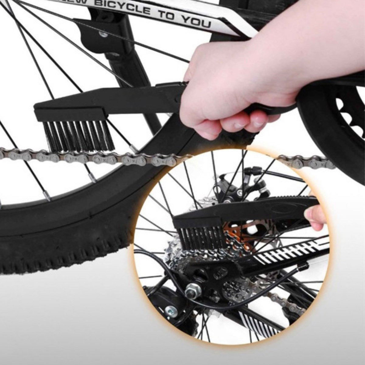 4 Piece Bicycle Chain Cleaning Kit