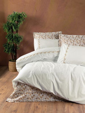 Seri Double Duvet Cover Set Polite Cinnamon