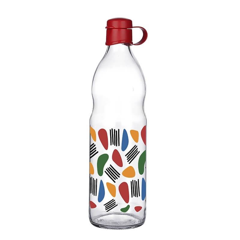 Frido Patterned Glass Drinker 1000 ML