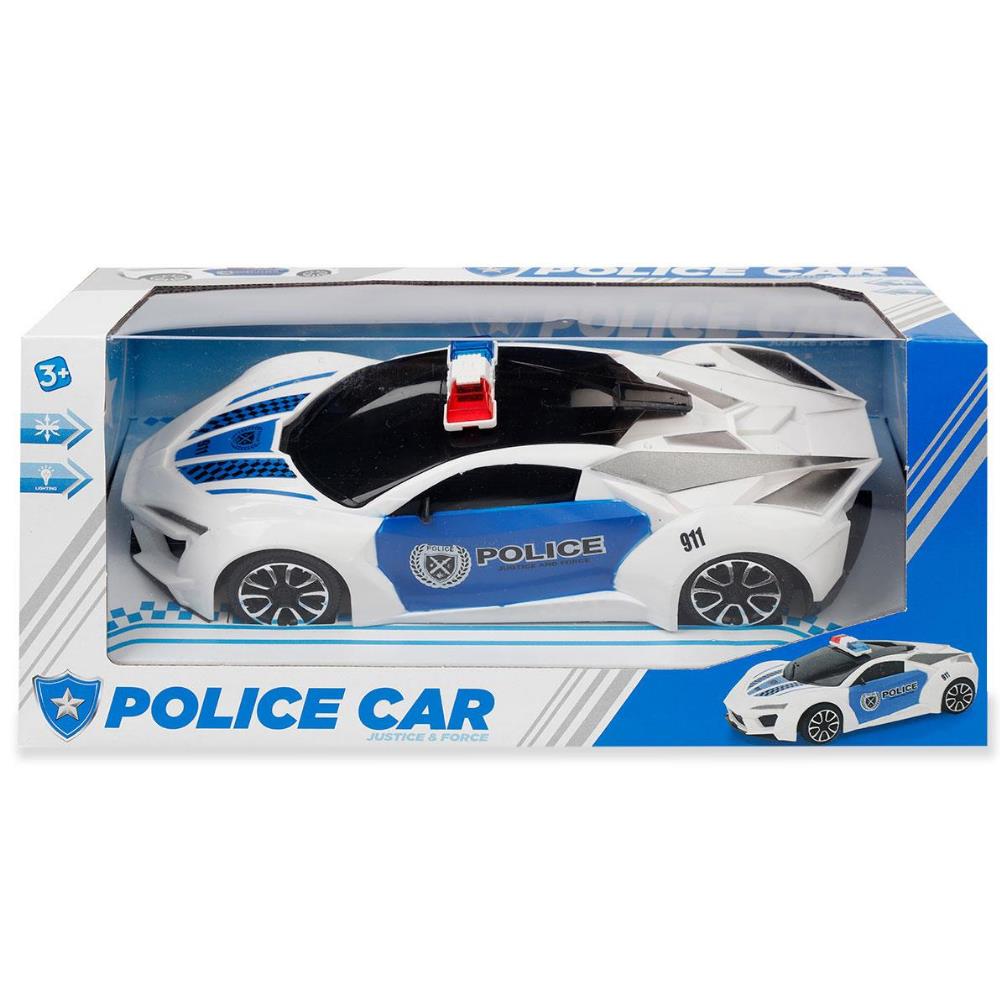 - BATTERY OPERATED POLICE CAR WITH SOUND AND LIGHT