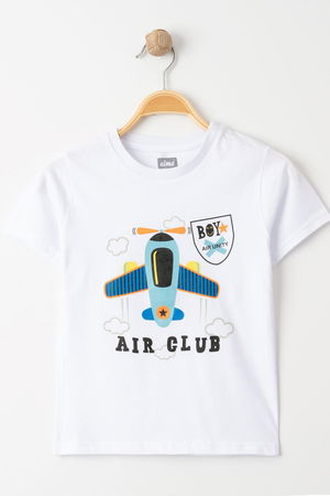 1-4 Years Printed T-Shirt White