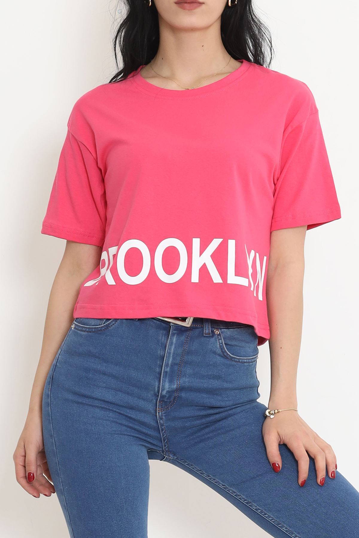 Printed T-shirt Fuchsia