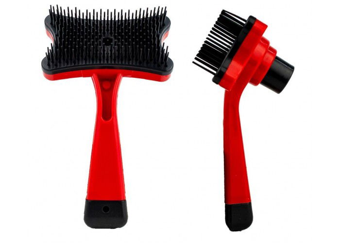 Pet Comb - Self Cleaning Brush - Red