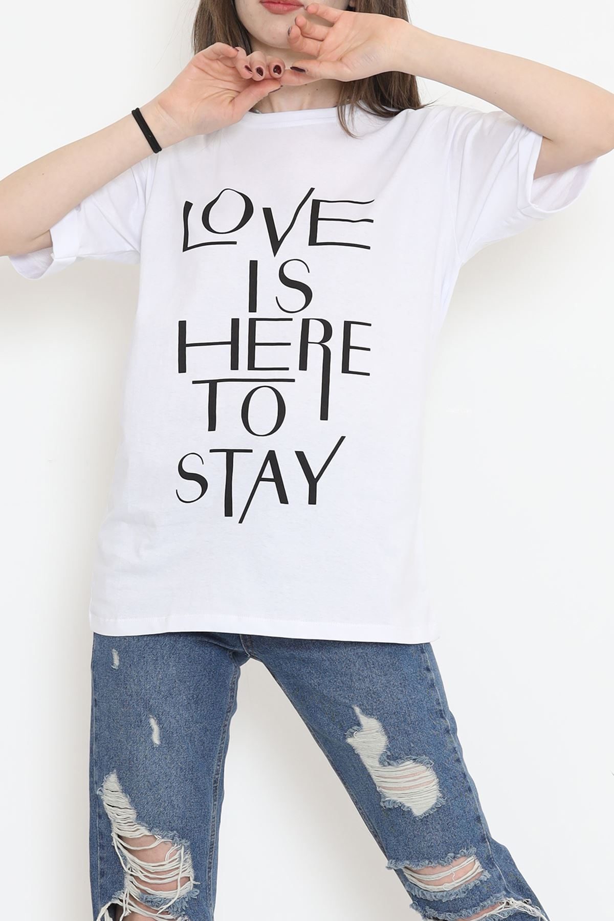 Double Sleeve T-Shirt White