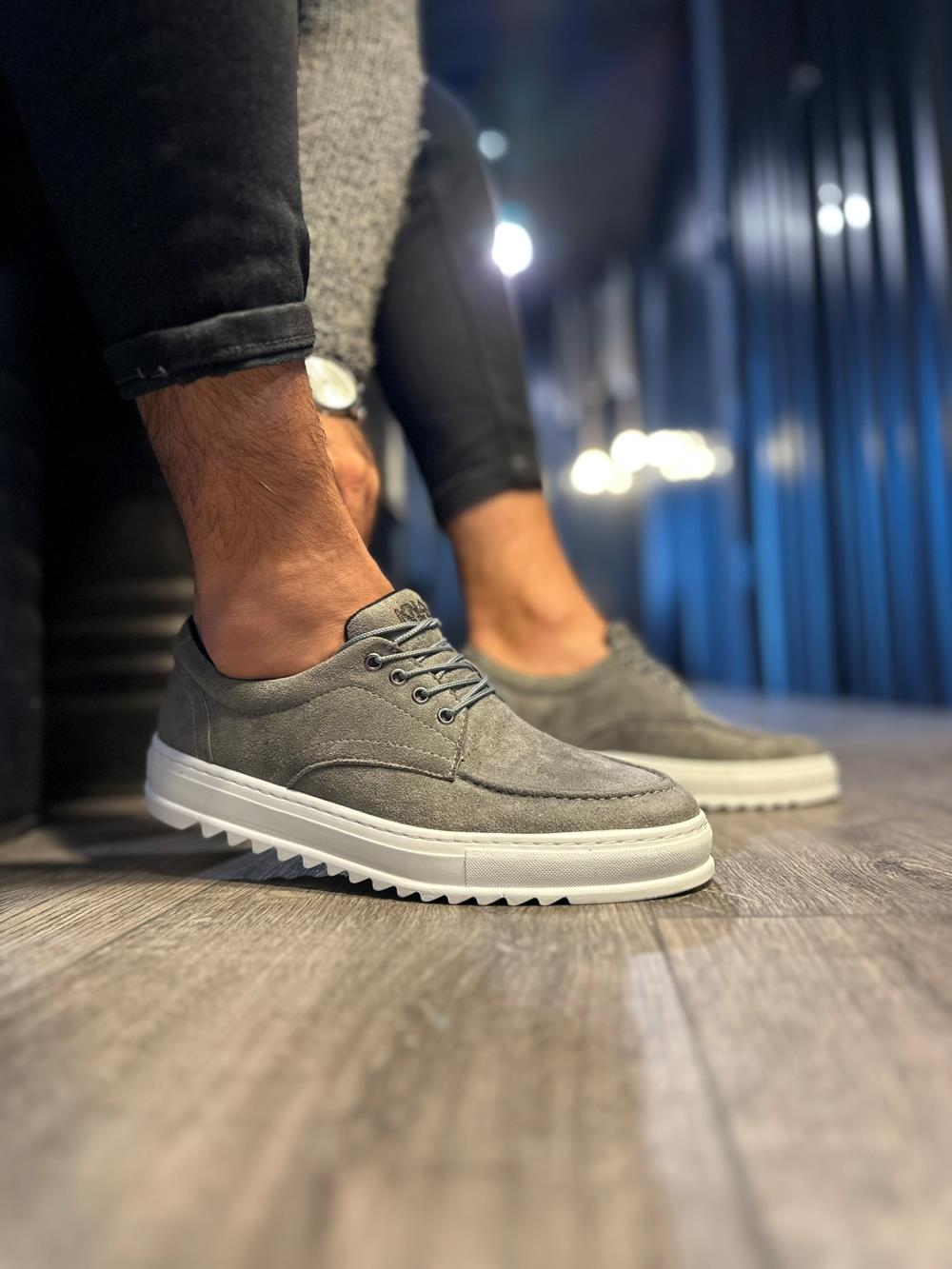 Casual Shoes T Gray (Suede)