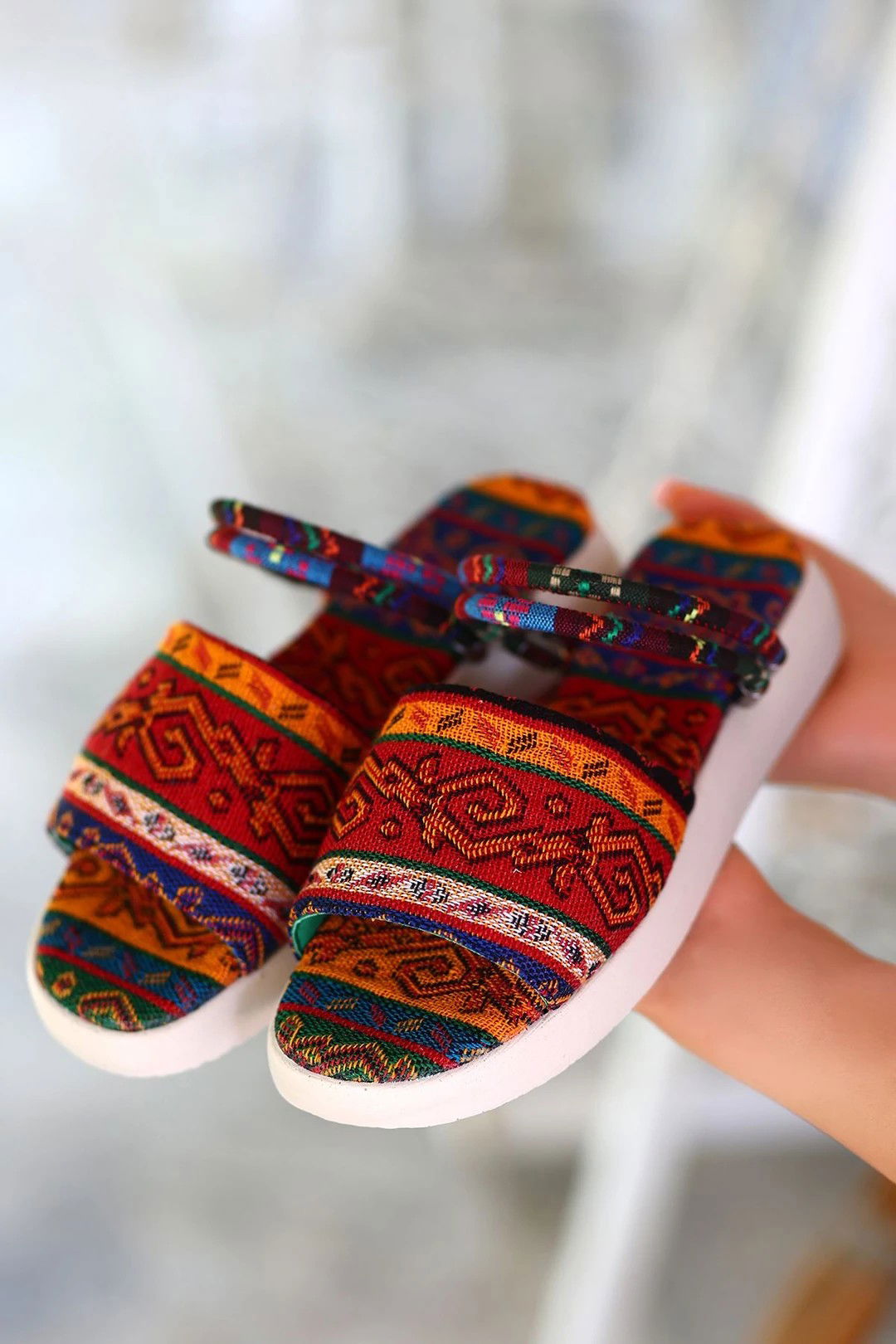 Rug Patterned Sandals