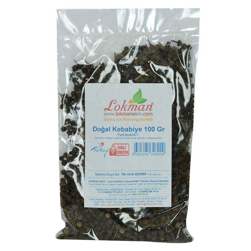 Kebabiye Tane Natural 100 Gr Package