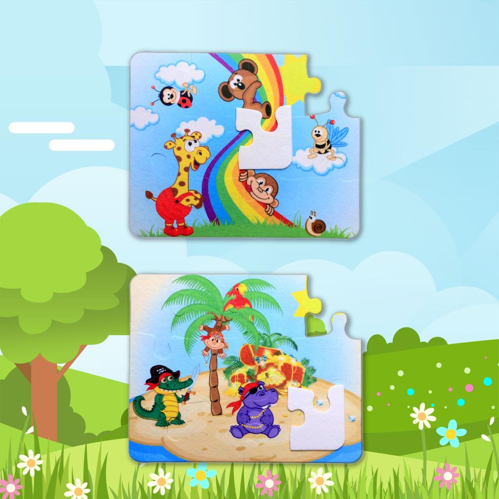 Rainbow 3+ Felt Jigsaw Puzzle - 3 Years Puzzle