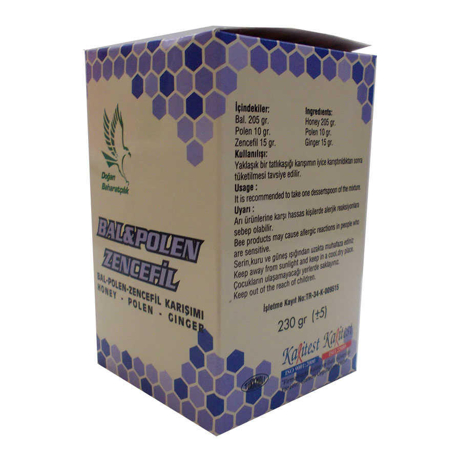 Honey Pollen Ginger Blend 230 Gr