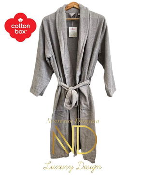 Single Bathrobe Gray