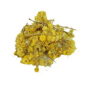 Golden Herb Flower Immortelle Flower Natural 100 Gr Package