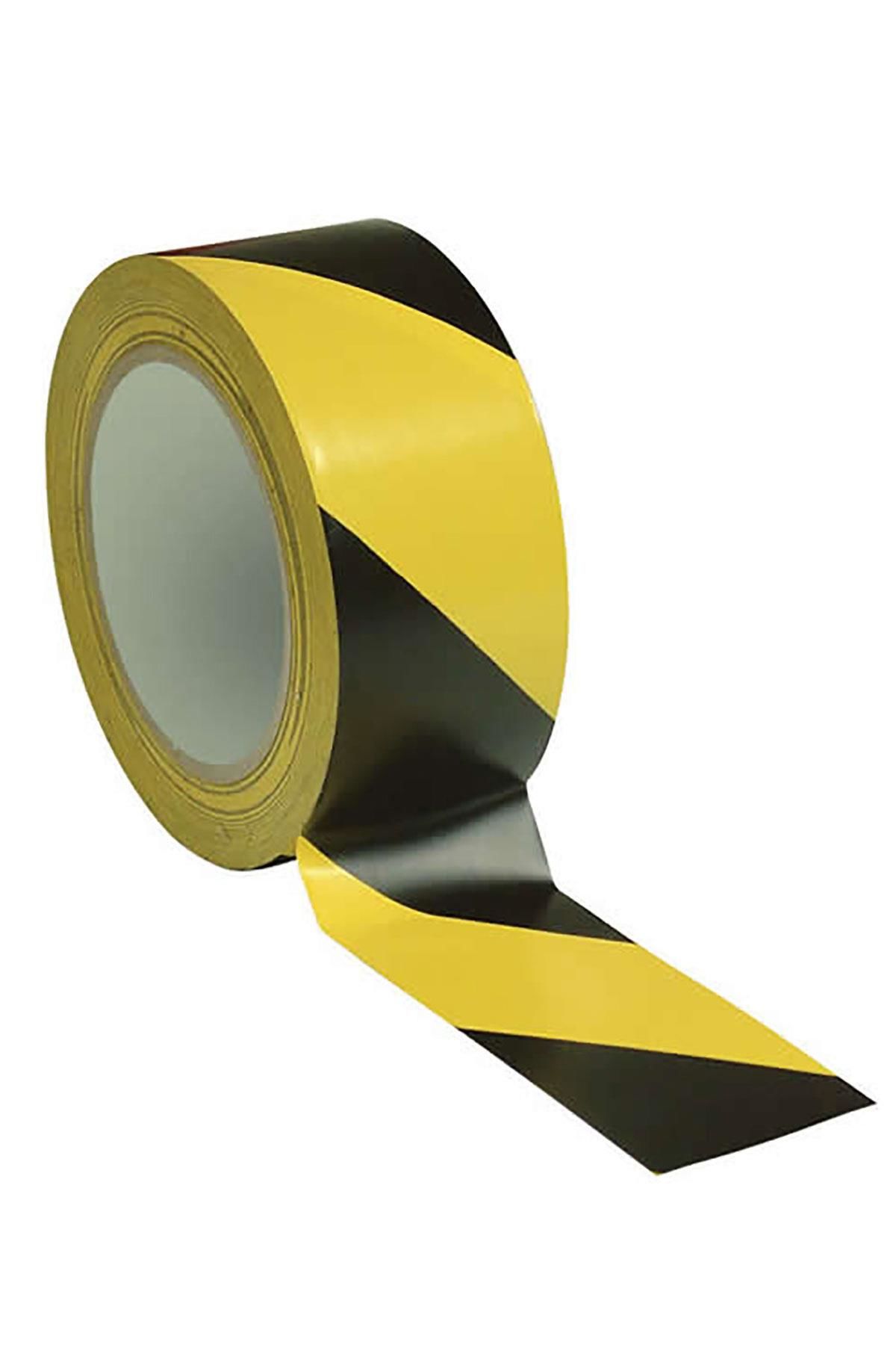 Floor Marking Tape Yellow Black 50 mm 30 Meters