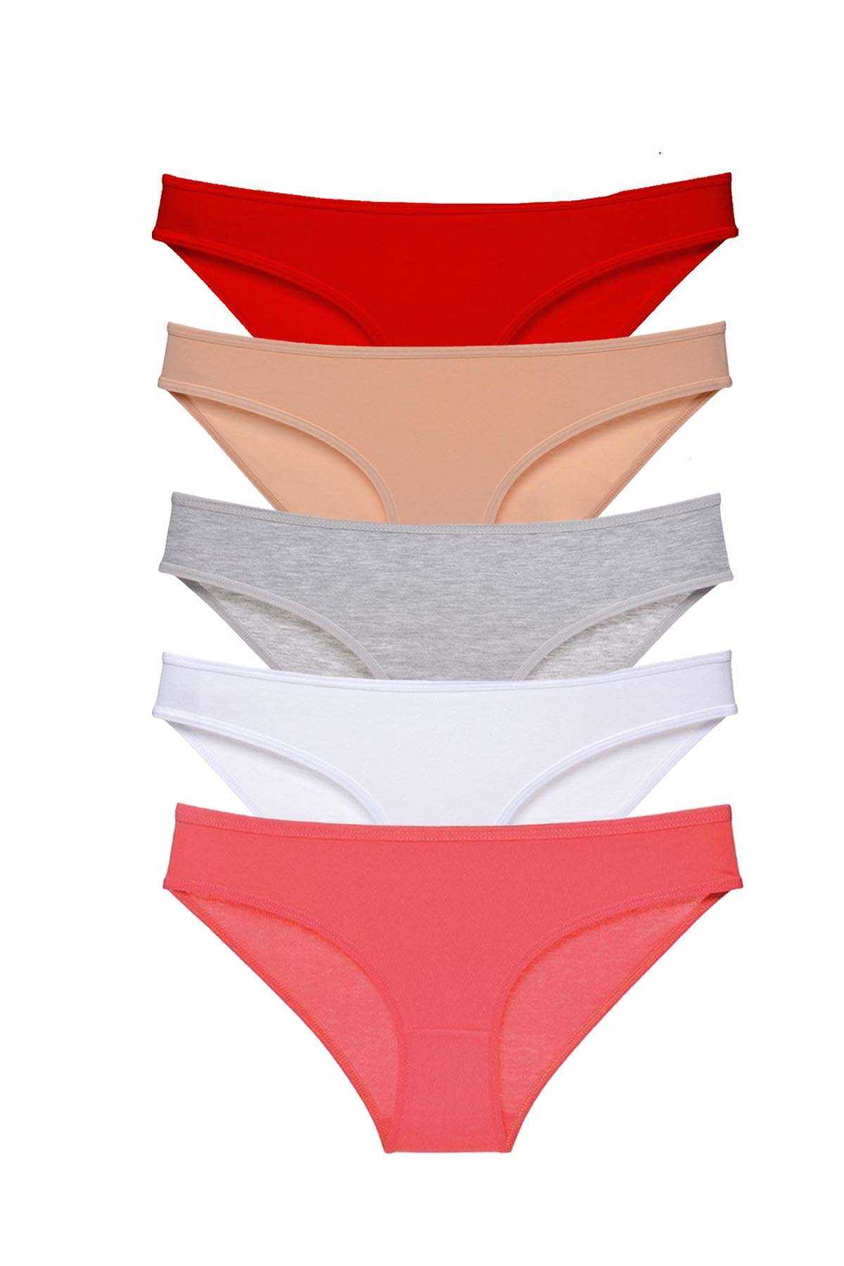 5pcs Super Eco Set Lycra Women Slip Panties 525