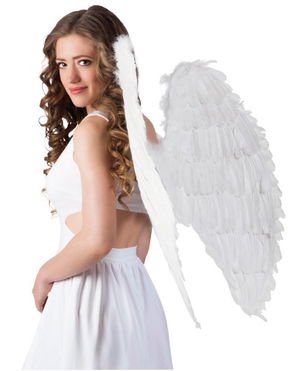 White Color Oversized Angel Wing 55x80 cm