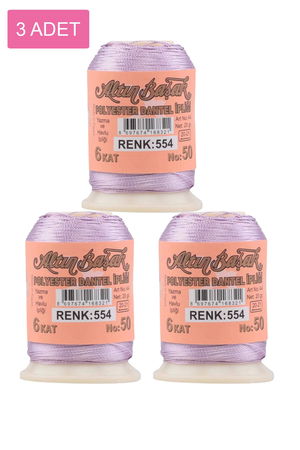 3 Pieces Altinbasak Oya and Lace Floss 20 gr - Turk - No: 554