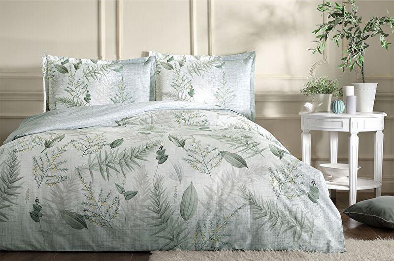 Özdilek Double Ranforce Duvet Cover Naturlig Green