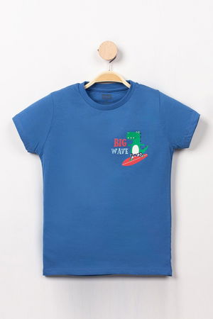 3-7 Years Printed Kids T-Shirt Indigo