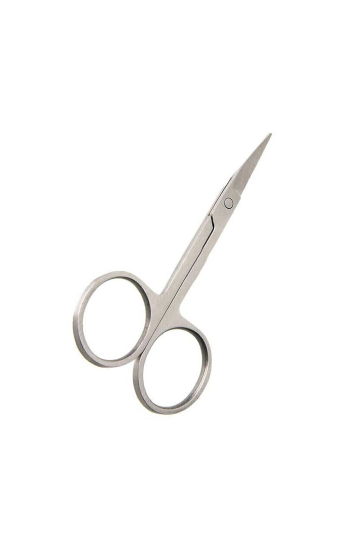 Stainless Eyebrow - Mustache Scissors with Curved Tips