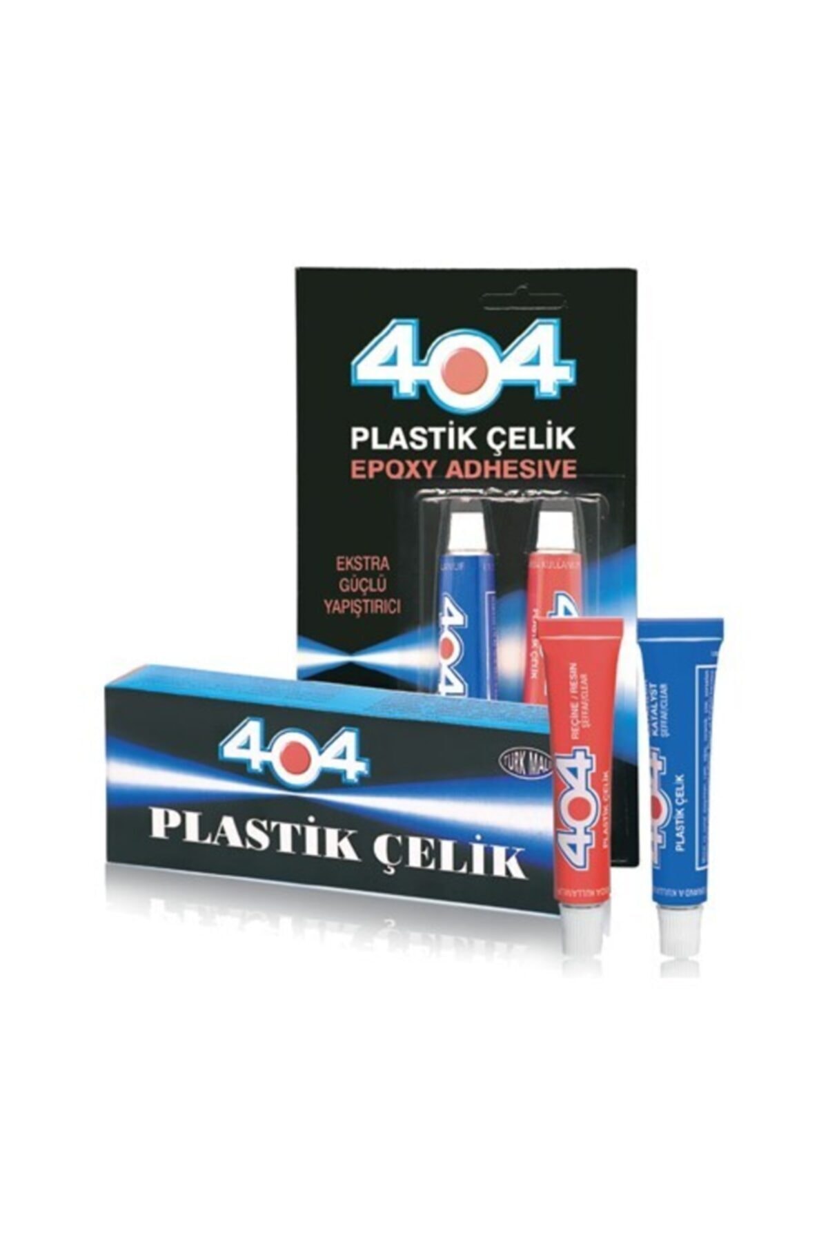 404 Plastic Steel Epoxy Adhesive Double Mixed 16g Twin Tube