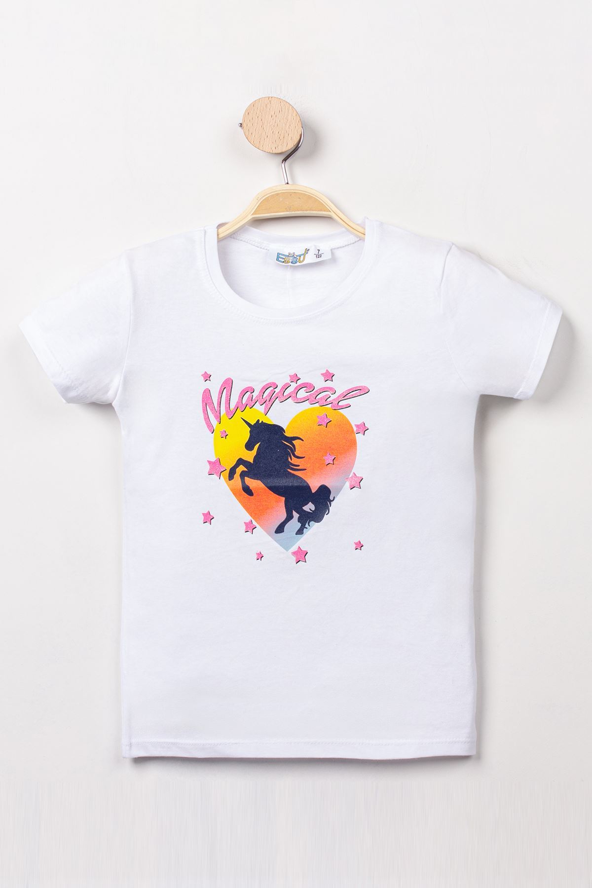 3-7 Years Printed Kids T-Shirt White