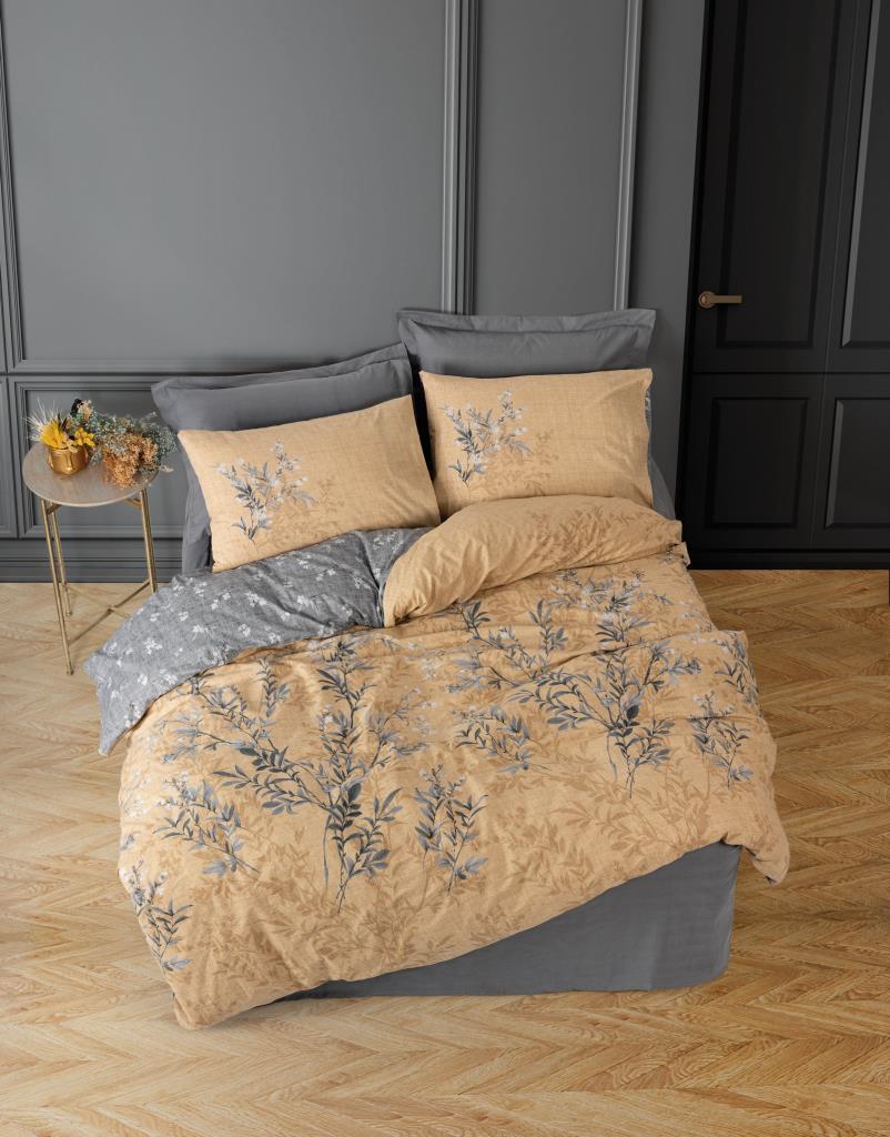 Double Duvet Cover Set Vera Gray